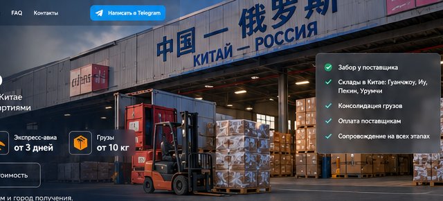 Склад CARGOGOOD в Китае — приём и подготовка грузов к отправке в Россию