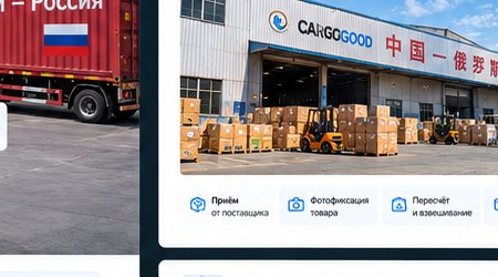 Склад в Гуанчжоу — фасад и зона отгрузки
